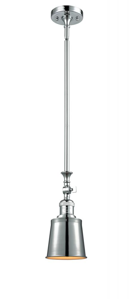 Addison - 1 Light - 5 inch - Polished Chrome - Stem Hung - Mini Pendant