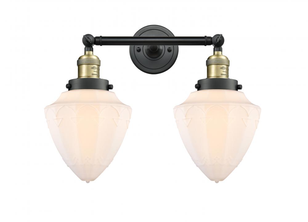 Bullet - 2 Light - 18 inch - Black Antique Brass - Bath Vanity Light