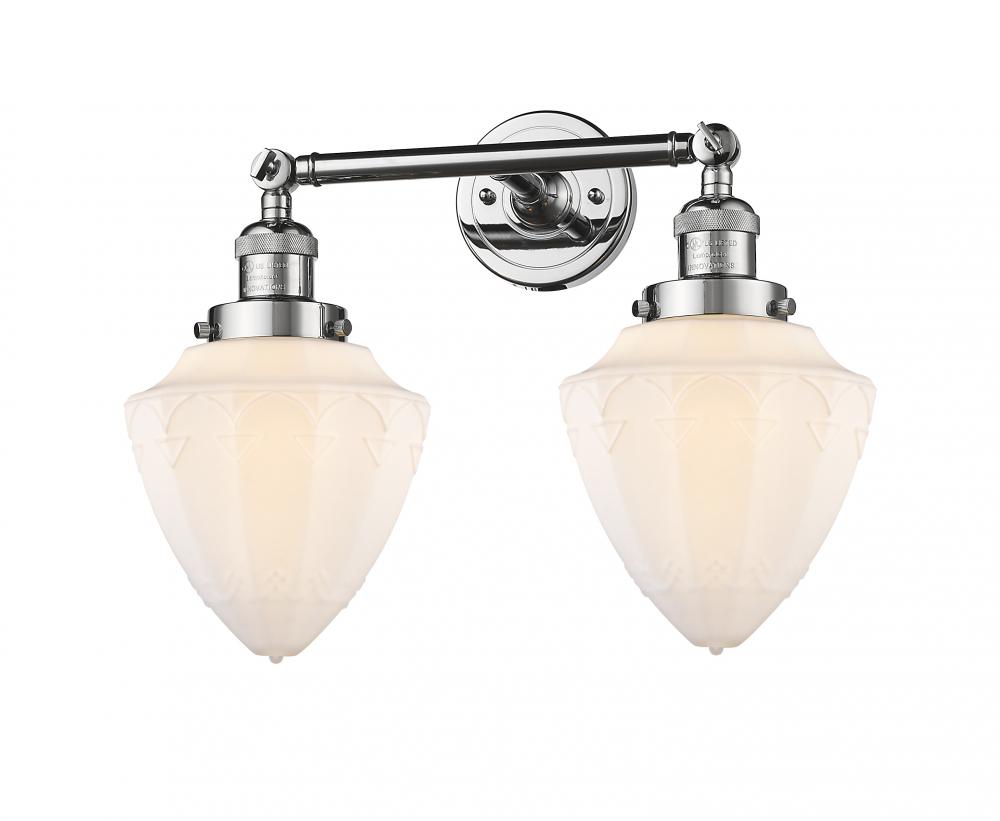 Bullet - 2 Light - 18 inch - Polished Chrome - Bath Vanity Light