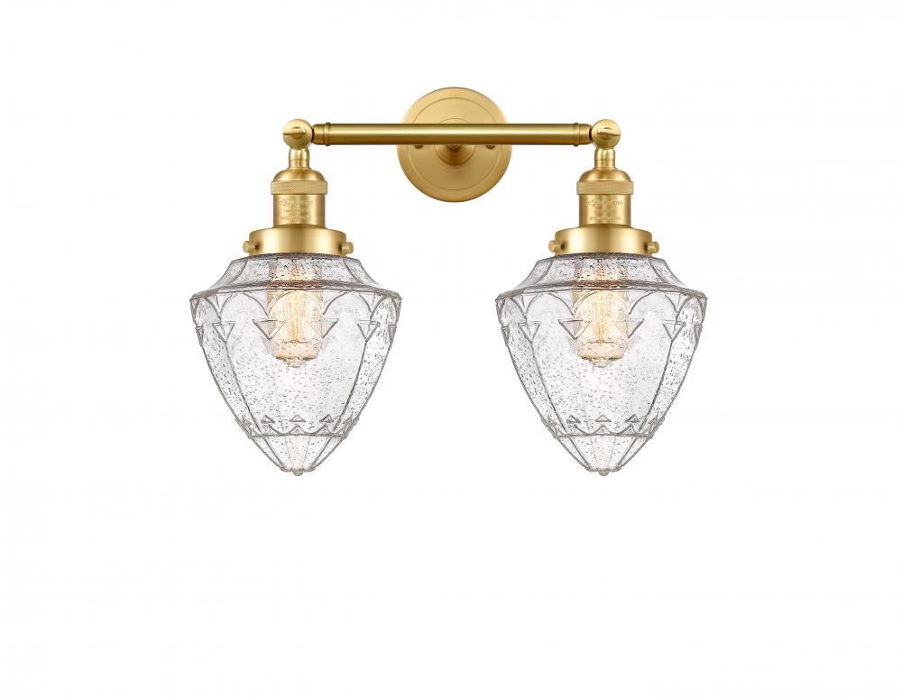 Bullet - 2 Light - 18 inch - Satin Gold - Bath Vanity Light