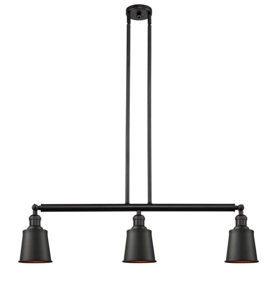 Addison - 3 Light - 38 inch - Oil Rubbed Bronze - Stem Hung - Island Light