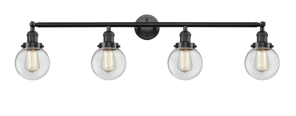 Beacon - 4 Light - 42 inch - Oil Rubbed Bronze - Adjustable Bath Vanity Light