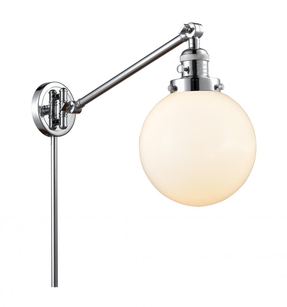Beacon - 1 Light - 8 inch - Polished Chrome -Adjustable Swing Arm