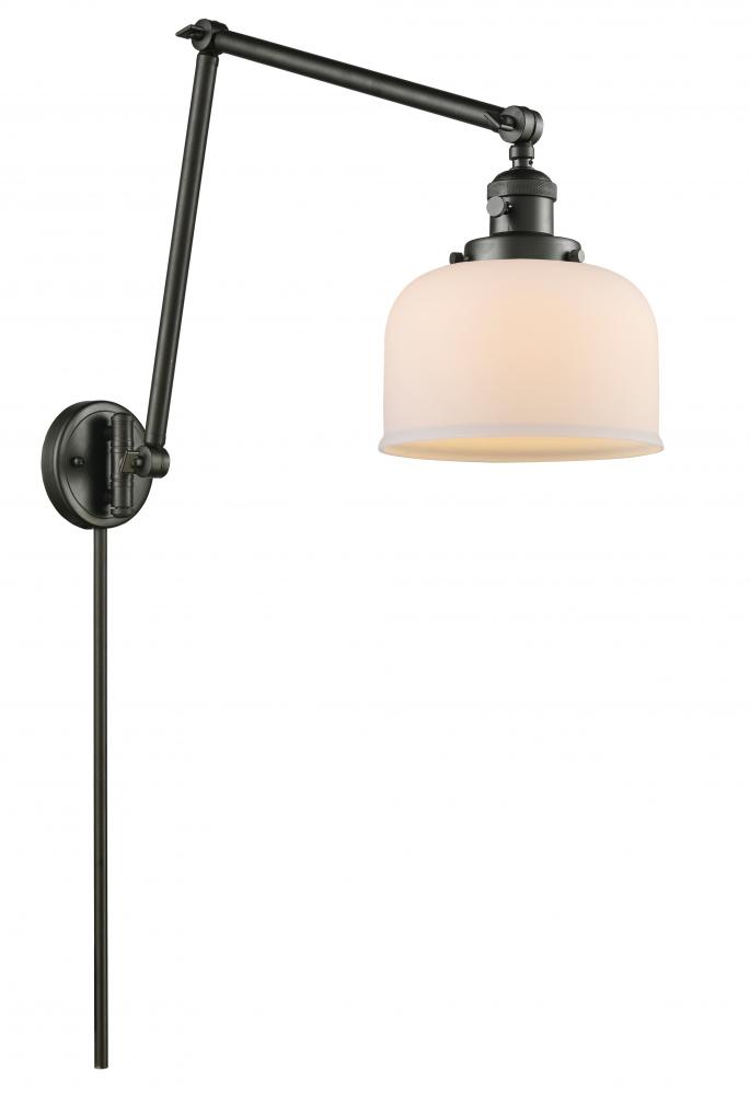 Bell - 1 Light - 8 inch - Oil Rubbed Bronze - Swing Arm