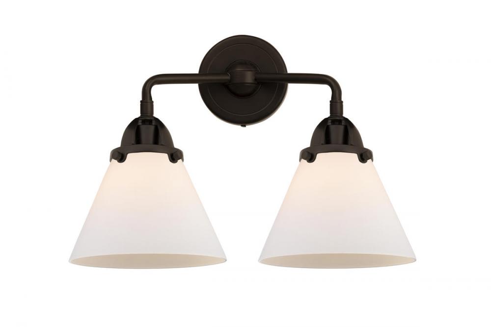 Cone - 2 Light - 16 inch - Oil Rubbed Bronze - Bath Vanity Light