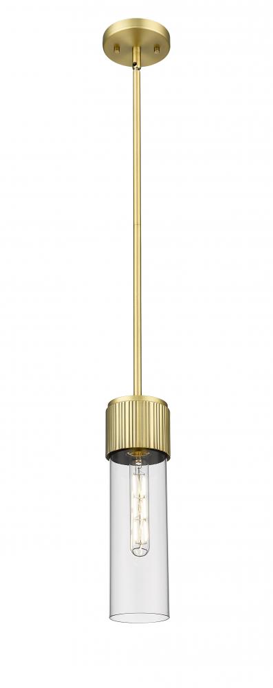 Bolivar - 1 Light - 5 inch - Brushed Brass - Pendant