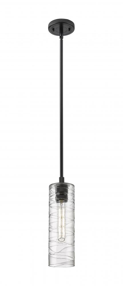 Crown Point - 1 Light - 5 inch - Matte Black - Pendant