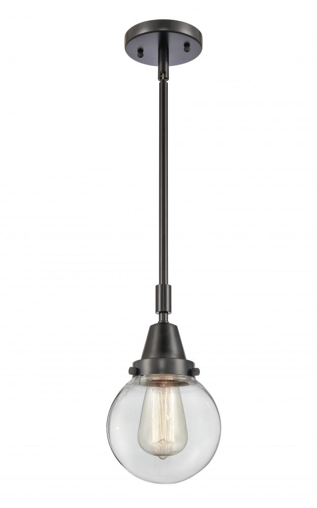 Beacon - 1 Light - 6 inch - Matte Black - Mini Pendant