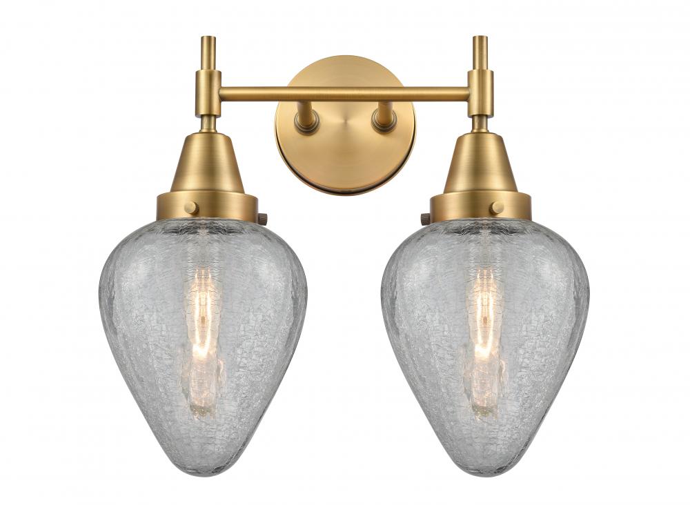 Geneseo - 2 Light - 16 inch - Brushed Brass - Bath Vanity Light