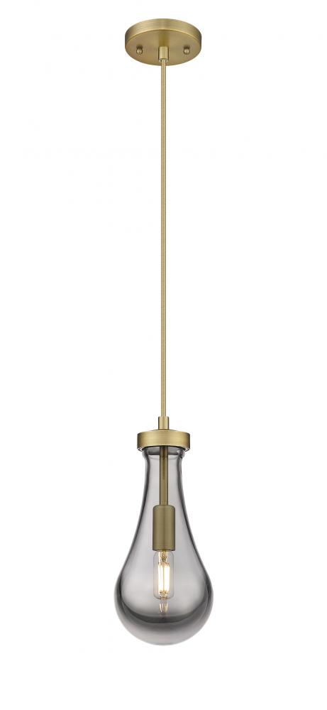 Owego - 1 Light - 5 inch - Brushed Brass - Pendant