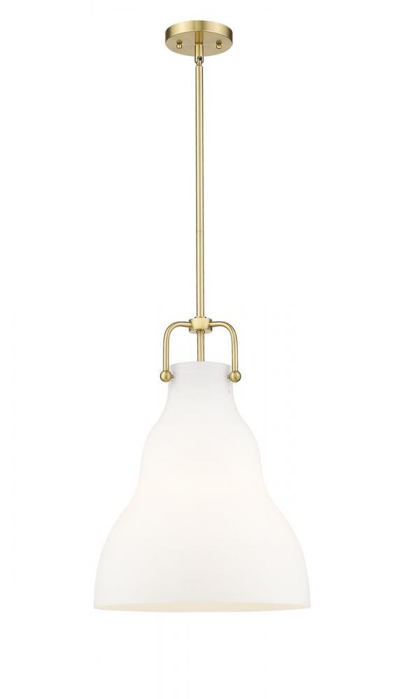 Haverhill - 1 Light - 14 inch - Satin Gold - Stem hung - Pendant