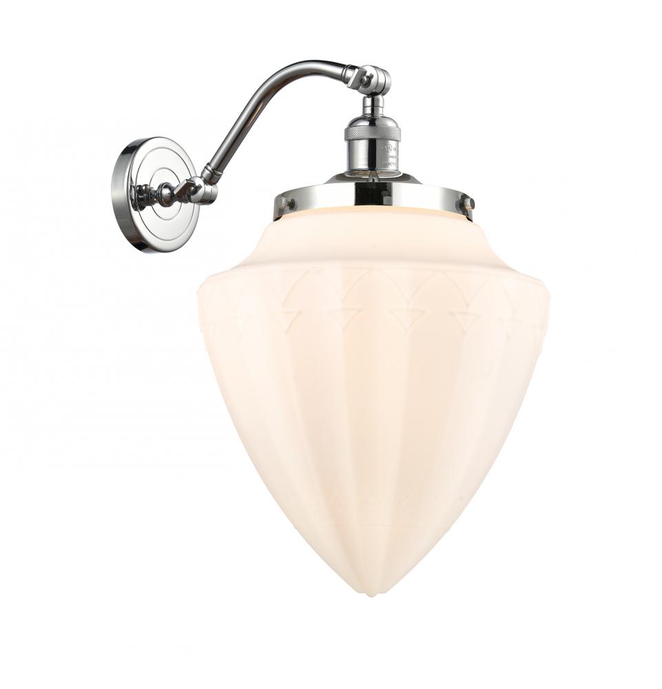 Bullet - 1 Light - 12 inch - Polished Chrome - Sconce