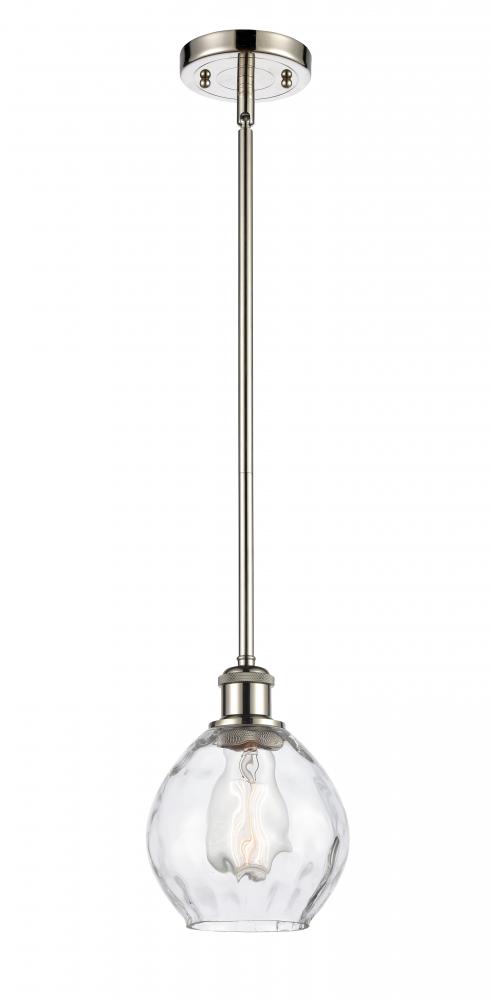 Waverly - 1 Light - 6 inch - Polished Nickel - Mini Pendant