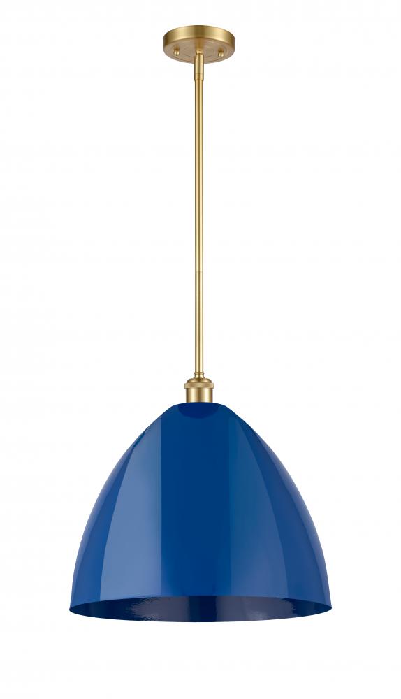 Plymouth - 1 Light - 16 inch - Satin Gold - Pendant