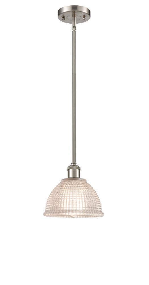 Arietta - 1 Light - 8 inch - Brushed Satin Nickel - Mini Pendant