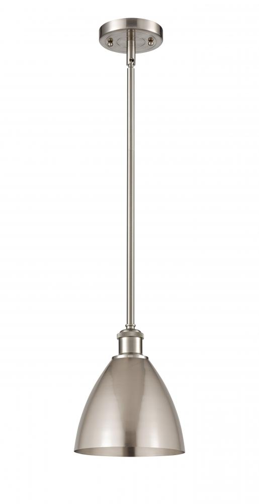 Bristol - 1 Light - 8 inch - Brushed Satin Nickel - Pendant