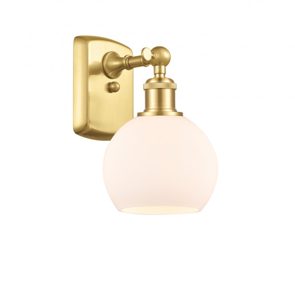 Athens - 1 Light - 6 inch - Satin Gold - Sconce