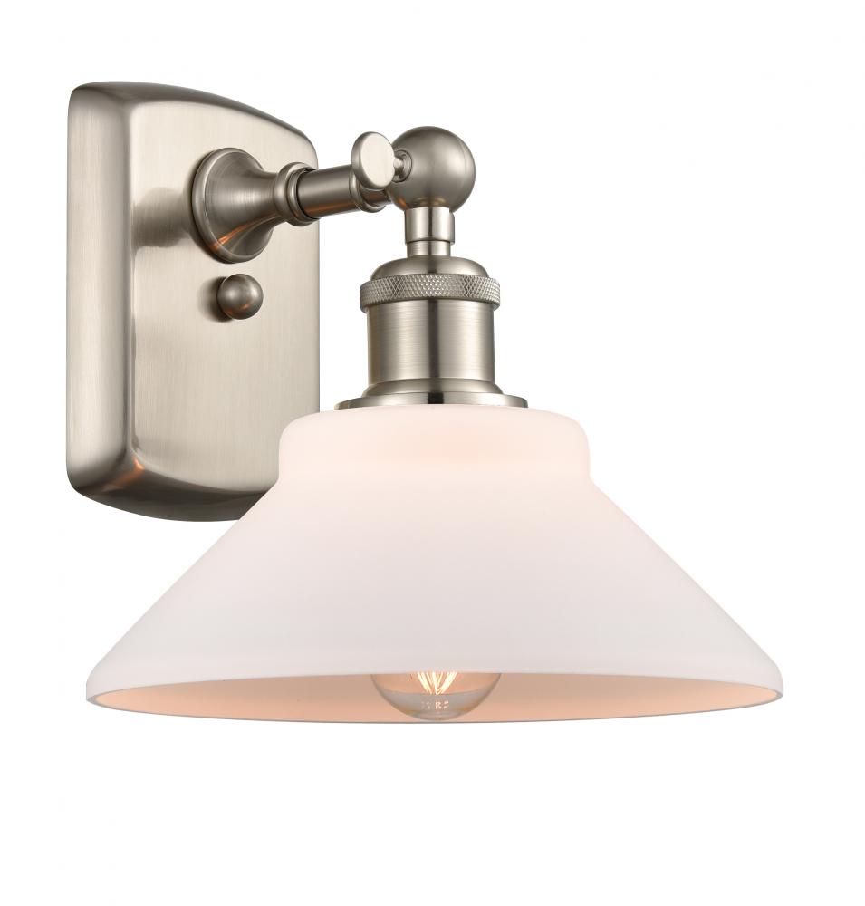 Orwell - 1 Light - 8 inch - Brushed Satin Nickel - Sconce