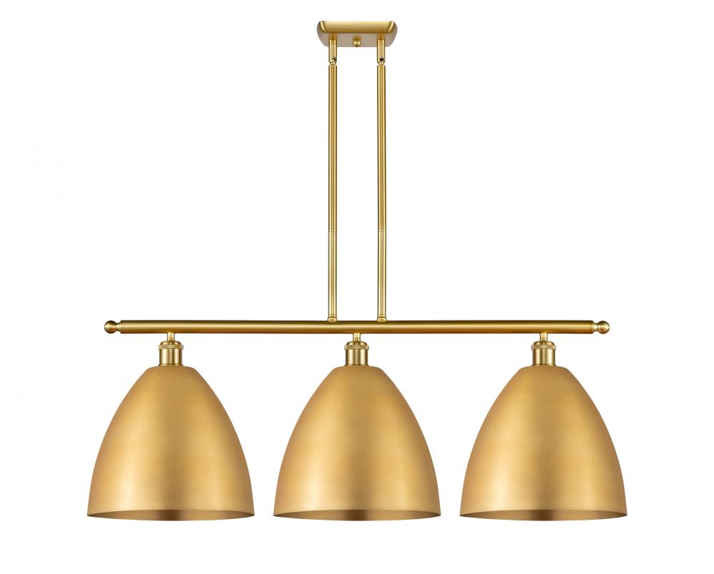 Bristol - 3 Light - 39 inch - Satin Gold - Cord hung - Island Light