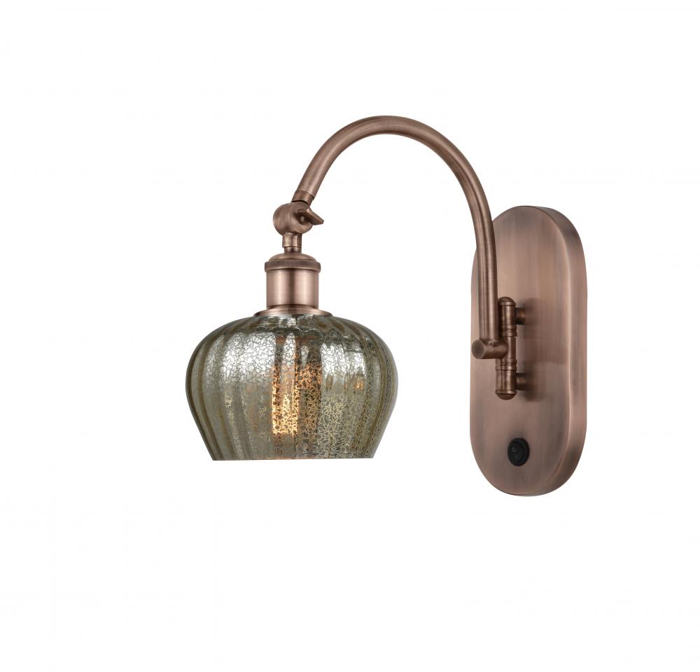 Fenton - 1 Light - 7 inch - Antique Copper - Sconce