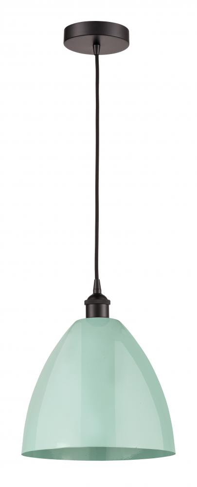 Plymouth - 1 Light - 12 inch - Oil Rubbed Bronze - Cord hung - Mini Pendant