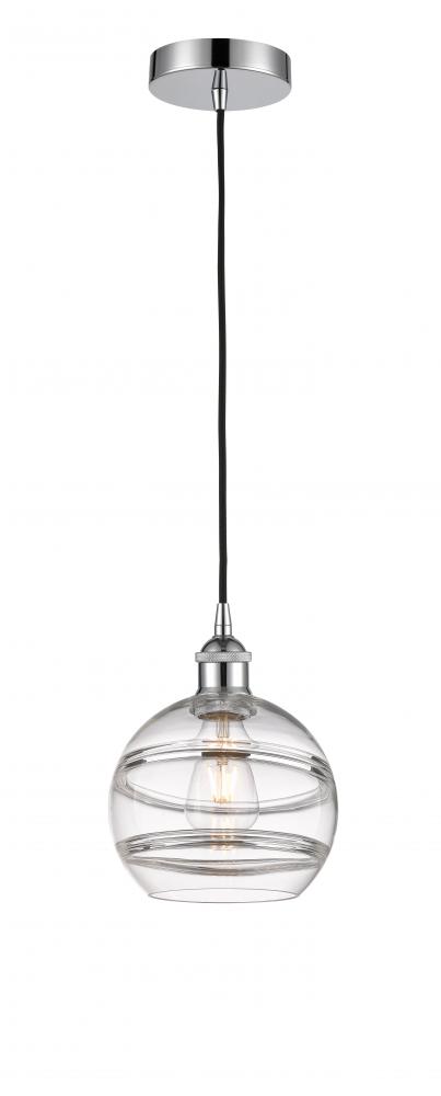 Rochester - 1 Light - 8 inch - Polished Chrome - Cord hung - Mini Pendant