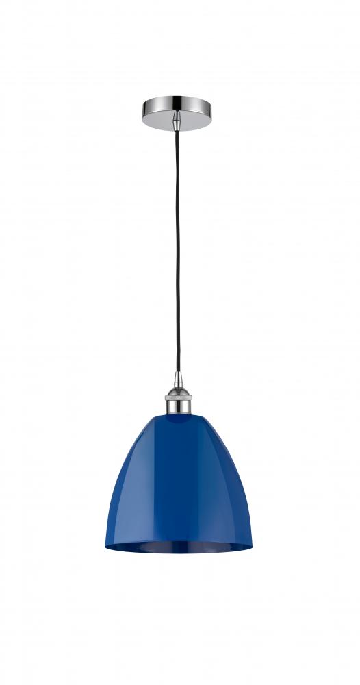 Plymouth - 1 Light - 9 inch - Polished Chrome - Cord hung - Mini Pendant