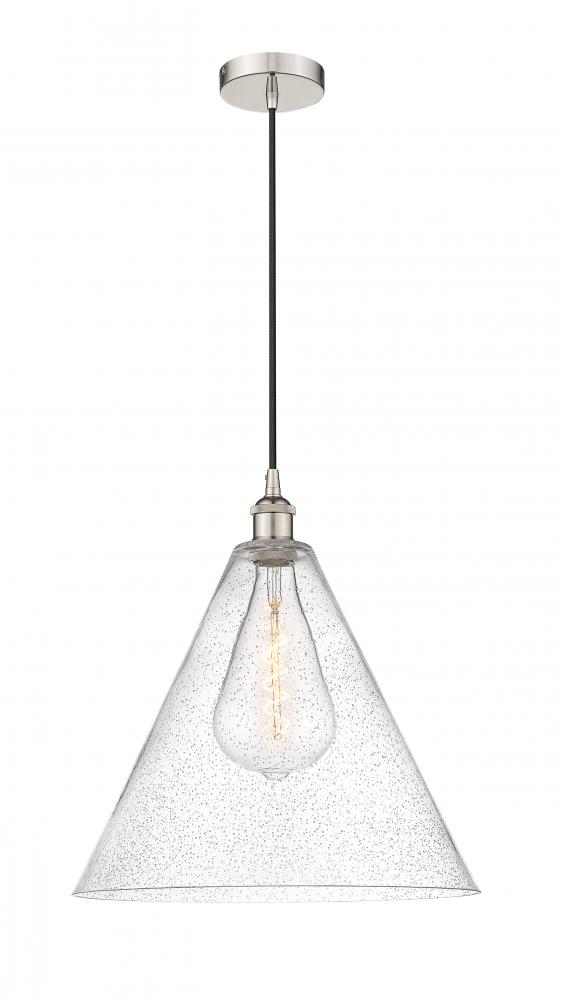 Berkshire - 1 Light - 16 inch - Polished Nickel - Cord hung - Pendant