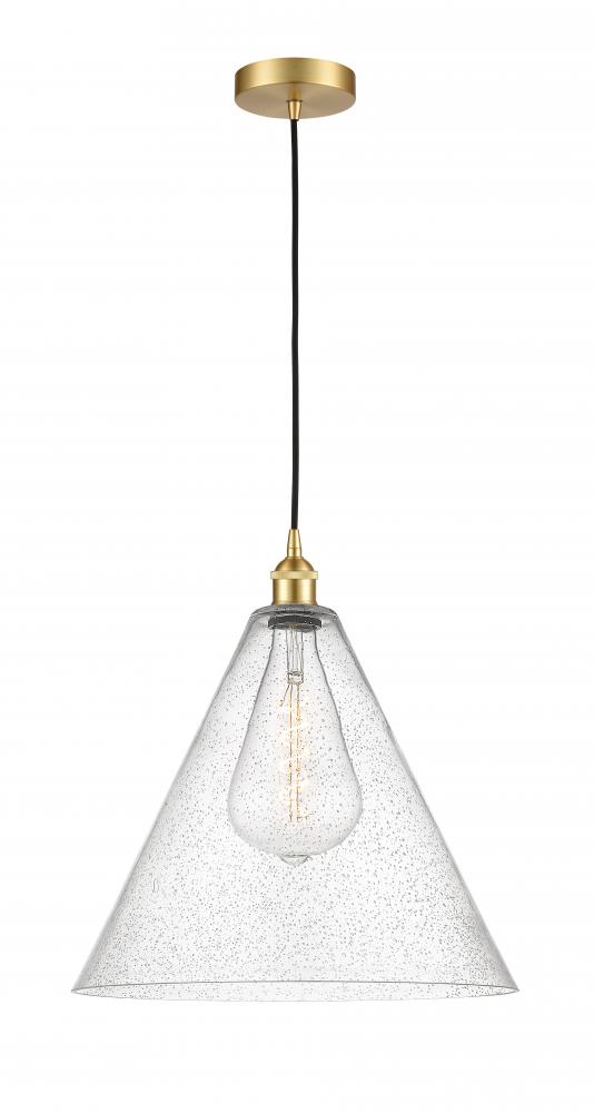 Berkshire - 1 Light - 16 inch - Satin Gold - Mini Pendant