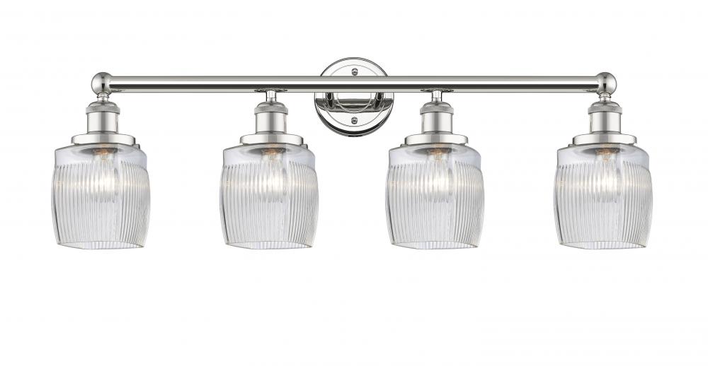 Colton - 4 Light - 33 inch - Polished Nickel - Bath Vanity Light