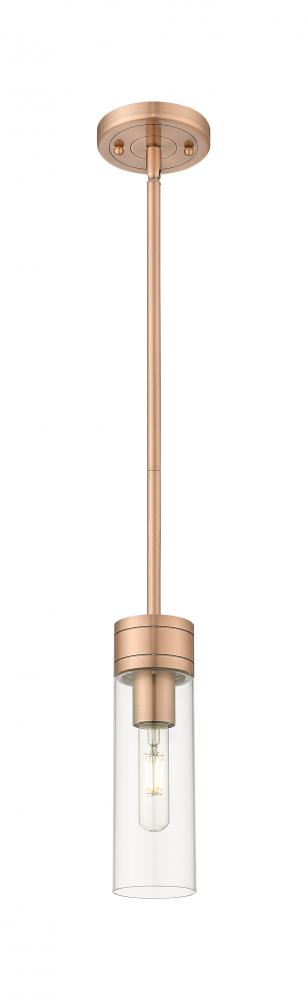 Boreas - 1 Light - 3 inch - Antique Copper - Stem Hung - Mini Pendant