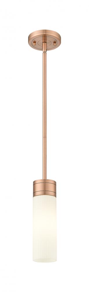 Boreas - 1 Light - 3 inch - Antique Copper - Stem Hung - Mini Pendant