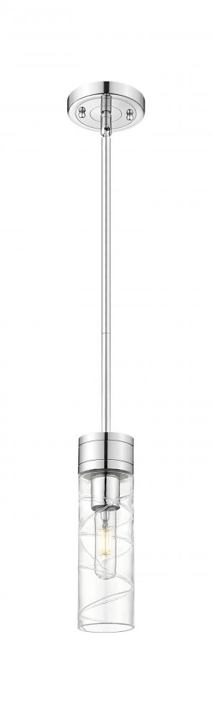 Boreas - 1 Light - 3 inch - Polished Chrome - Stem Hung - Mini Pendant