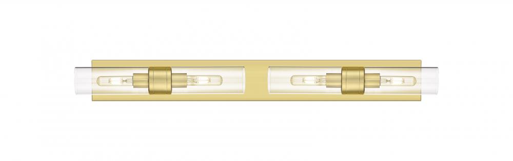 Boreas - 4 Light - 39 inch - Satin Gold - Bath Vanity Light