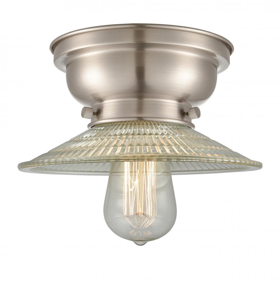 Halophane - 1 Light - 9 inch - Antique Brass - Flush Mount