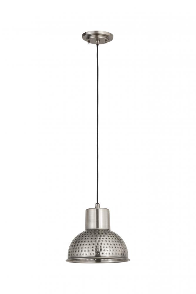 Charita - 1 Light - 7 inch - Antique Pewter - Cord hung - Mini Pendant