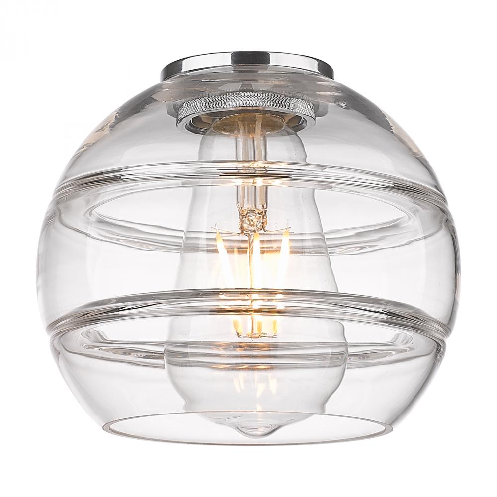 Rochester - 6" Glass - Clear Deco Swirl Shade