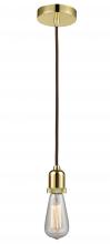 Innovations Lighting 100GD-10BR-0GD - Whitney - 1 Light - 2 inch - Gold - Cord hung - Mini Pendant