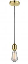 Innovations Lighting 100GD-10BW-0GC - Whitney - 1 Light - 2 inch - Gold - Cord hung - Mini Pendant