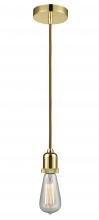 Innovations Lighting 100GD-10CR-0GD - Whitney - 1 Light - 2 inch - Gold - Cord hung - Mini Pendant