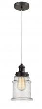 Innovations Lighting 100OB-10W-1H-OB-G184 - Edison - 1 Light - 8 inch - Oil Rubbed Bronze - Cord hung - Mini Pendant