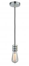 Innovations Lighting 100PC-10BK-5PC - Gatsby - 1 Light - 2 inch - Polished Chrome - Cord hung - Mini Pendant