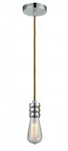 Innovations Lighting 100PC-10CR-5PC - Gatsby - 1 Light - 2 inch - Polished Chrome - Cord hung - Mini Pendant