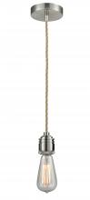 Innovations Lighting 100SN-10RE-2SN - Winchester - 1 Light - 2 inch - Satin Nickel - Cord hung - Mini Pendant