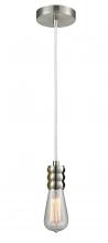 Innovations Lighting 100SN-10W-5SN - Gatsby - 1 Light - 2 inch - Satin Nickel - Cord hung - Mini Pendant