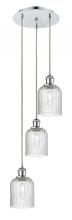 Innovations Lighting 113B-3P-PC-G559-5SDY - Bridal Veil - 3 Light - 12 inch - Polished Chrome - Cord Hung - Multi Pendant