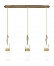 Innovations Lighting 123-452-1P-BB-G452-4GWH - Milan - 3 Light - 36 inch - Brushed Brass - Linear Pendant