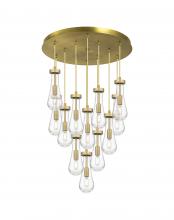 Innovations Lighting 126-451-1P-BB-G451-4CL - Owego - 12 Light - 24 inch - Brushed Brass - Multi Pendant