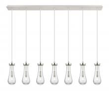 Innovations Lighting 127-451-1P-PN-G451-4SDY - Owego - 7 Light - 49 inch - Brushed Polished Nickel - Linear Pendant