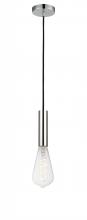 Innovations Lighting 198-1P-PC-BB95LED - Edison - 1 Light - 4 inch - Polished Chrome - Cord hung - Mini Pendant